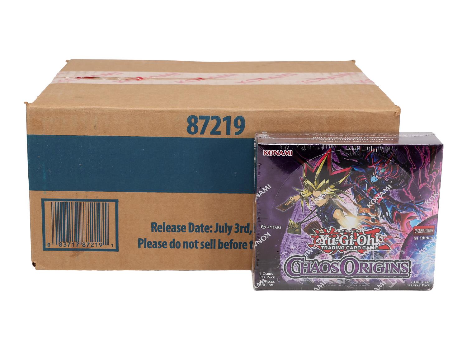 Yu-Gi-Oh Chaos Origins Booster 12-Box Case | DA Card World