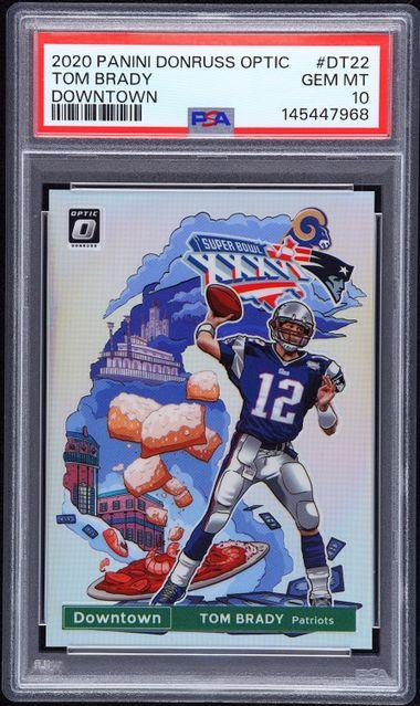 2020 Donruss Optic Tom Brady Super Bowl Downtown PSA 10 #DT22