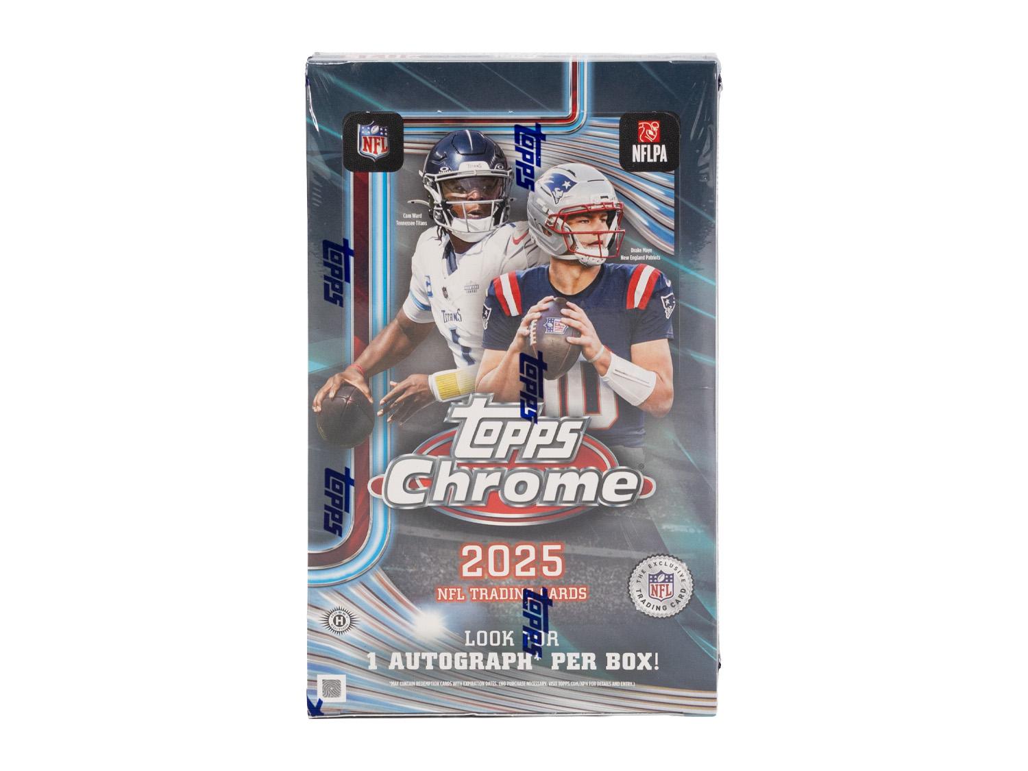 2025 Topps Chrome Football Hobby Box | DA Card World