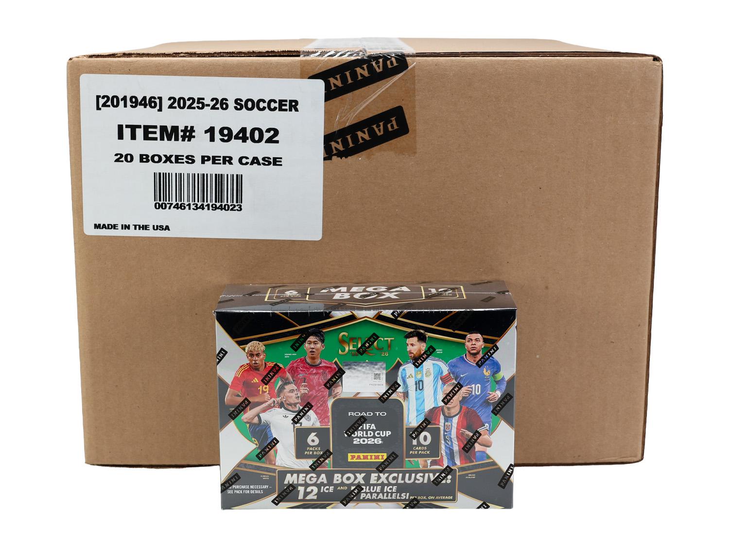 2025/26 Panini Select Road to FIFA World Cup Soccer Mega Hobby 20