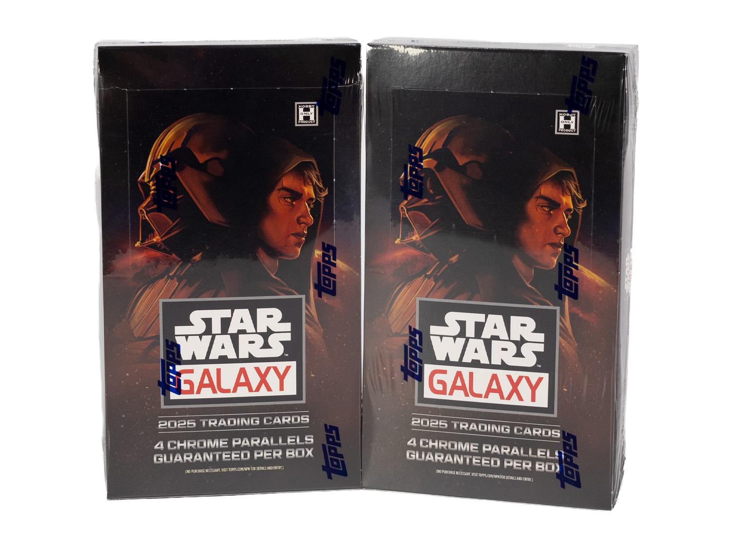 2025 Topps Star Wars Chrome Galaxy Hobby 2-Box 10-Spot Card Number