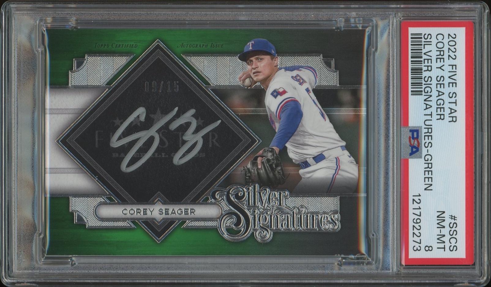 2022 Topps Five Star Baseball #SSCS Corey Seager Green Silver