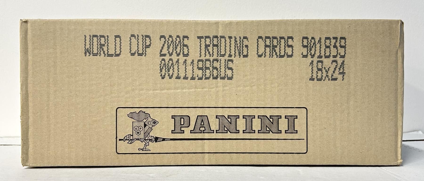 2006 Panini FIFA World Cup Germany Soccer Hobby Case (Reed Buy