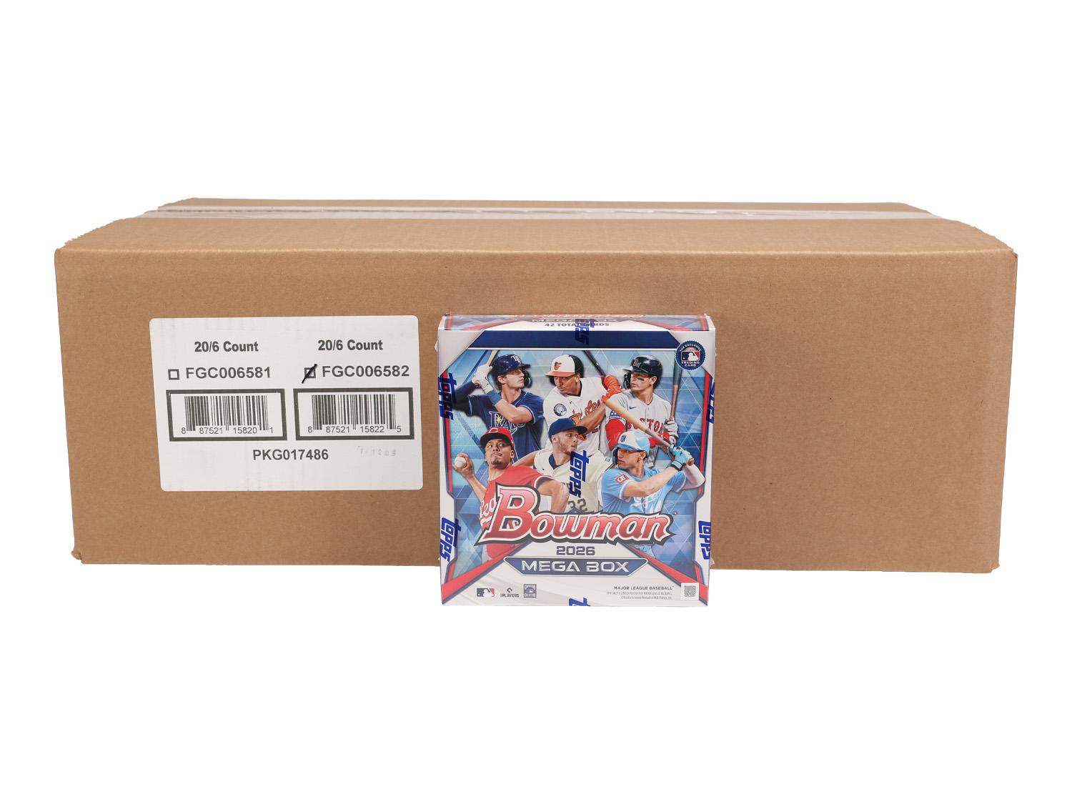 2026 Bowman Baseball Mega 20-Box Case | DA Card World