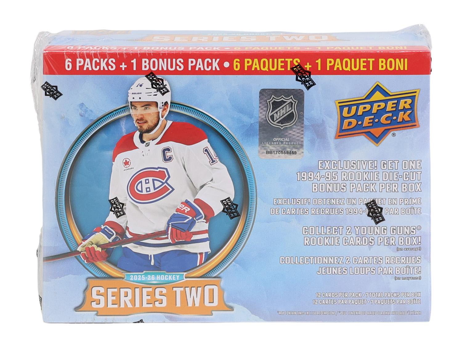 2025/26 Upper Deck Series 2 Hockey Mega Box (1994/95 Rookie Die