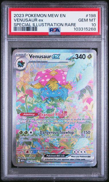 2023 Pokemon 151 Venusaur ex Special Illustration Rare #198 PSA 10