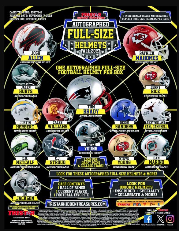 2023 Tristar Hidden Treasures Full-Size Helmet 2023 Tristar Hidden Treasures Full-Size Helmet