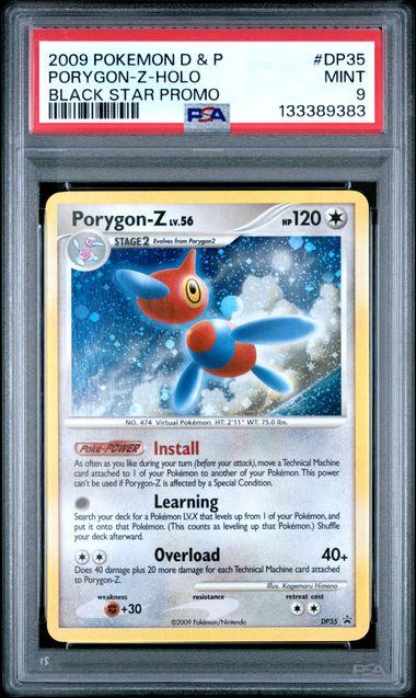 2009 Pokemon Diamond & Pearl Porygon-Z Holo Black Star Promo #DP35