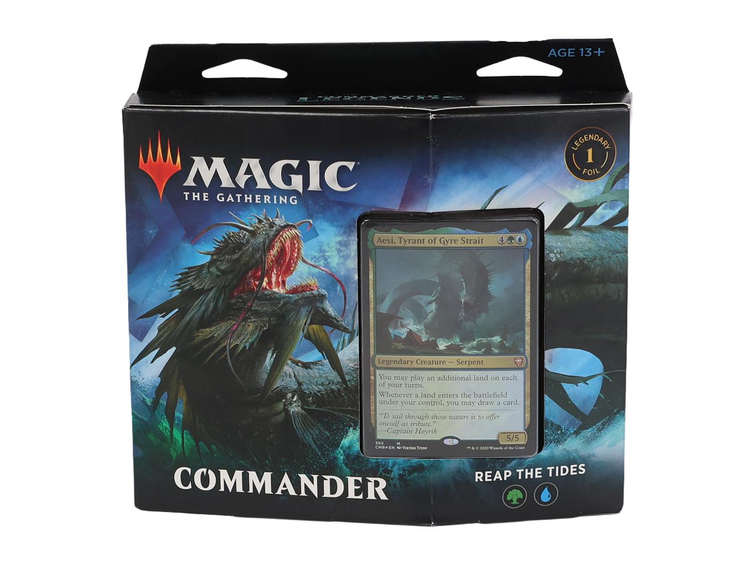 Magic the Gathering Commander Legends Commander Deck - Reap the Tides