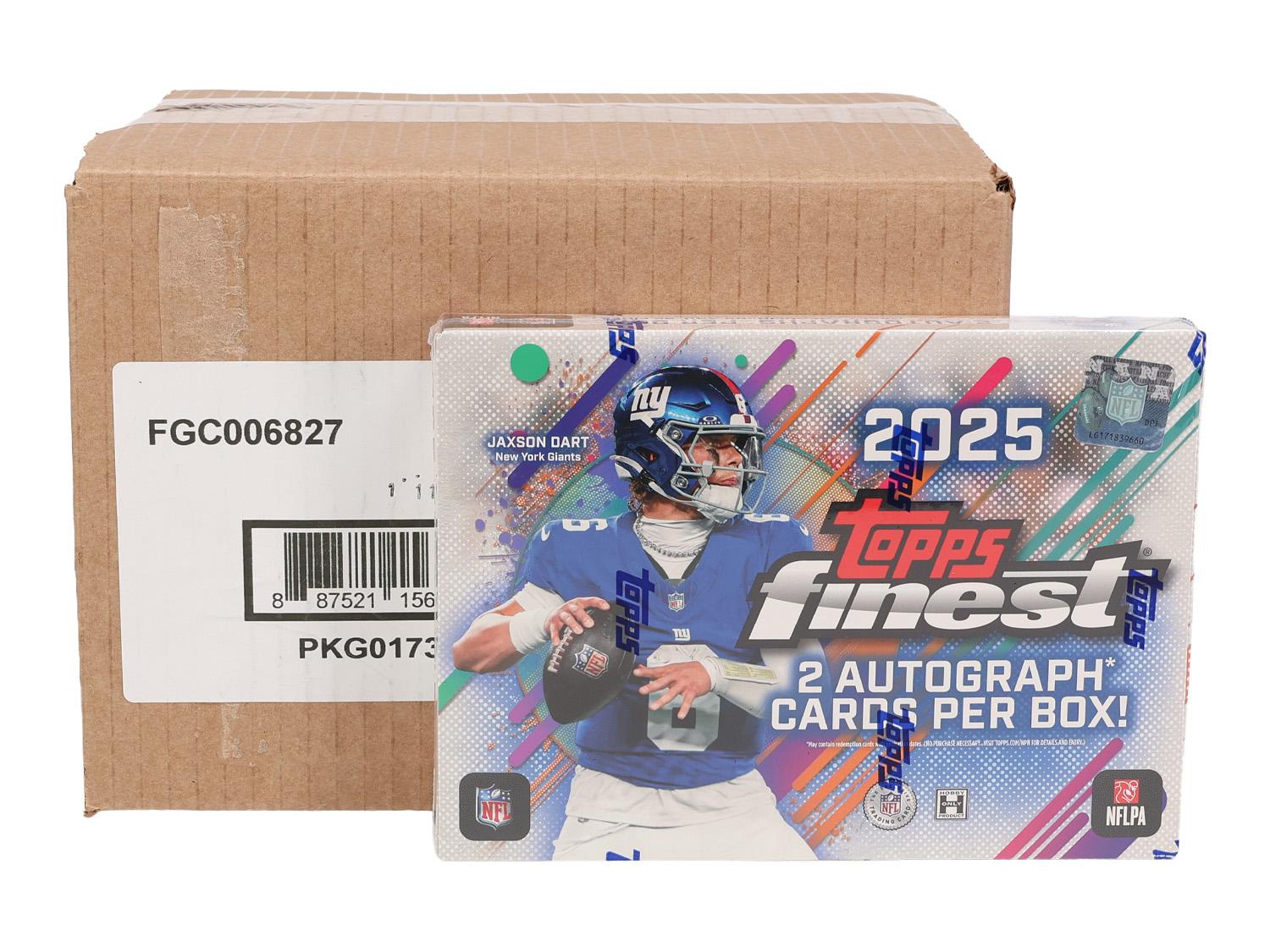 シャイニングフォース3 カードコレクション 新品未開封 15パック box 2025 Topps Finest Football Hobby 8-Box Case | DA Card World