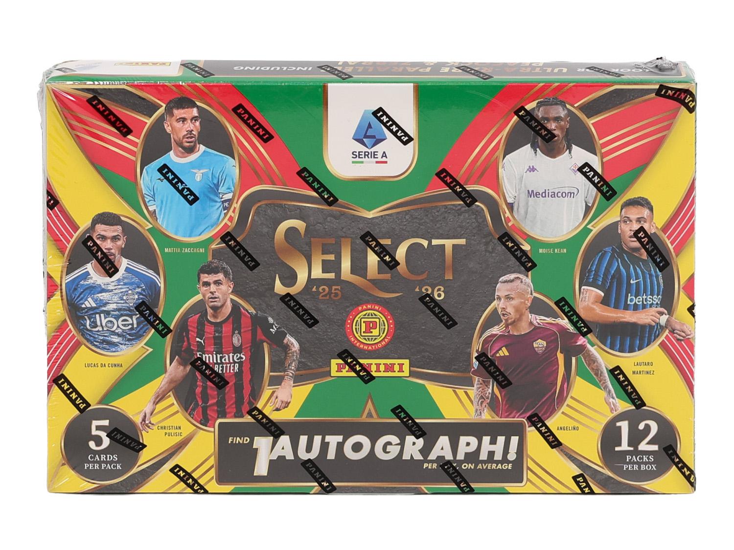 ファン マタ Panini Select パッチオート 25枚限定 2025/26 Panini Select Serie A Soccer Hobby International Box | DA