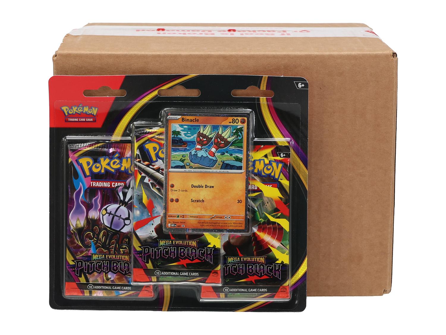 Pokemon Mega Evolution: Pitch Black 3-Pack Blister Case (24 Ct