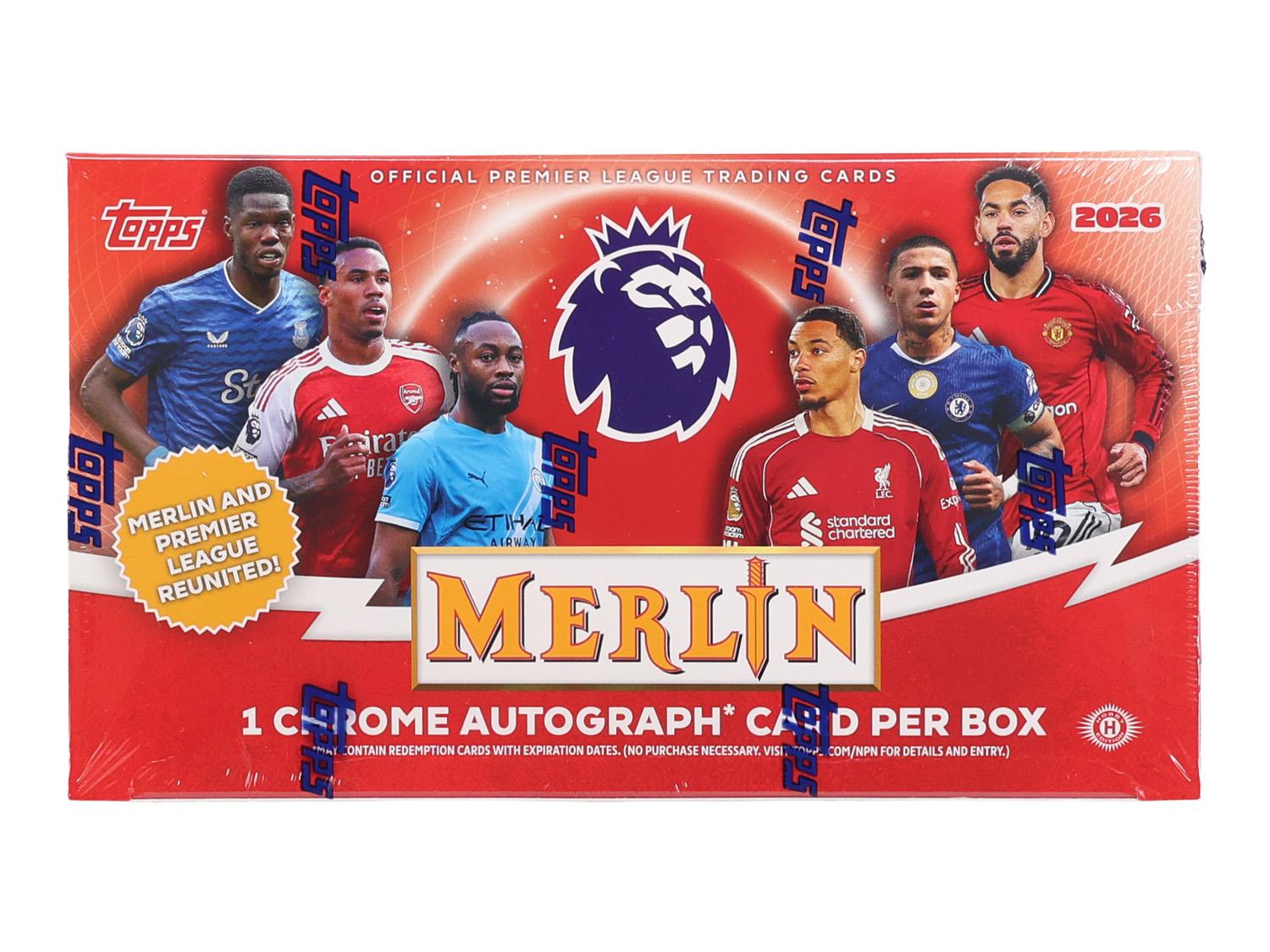2025/26 Topps Merlin Premier League EPL Soccer Hobby Box | DA Card