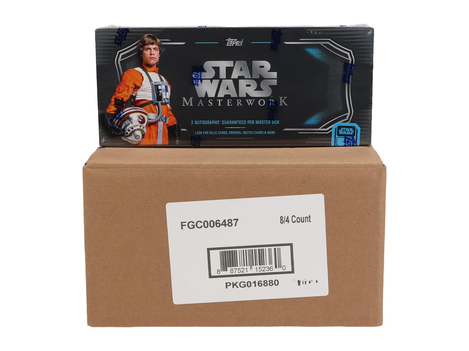 2025 Topps Star Wars Masterwork Hobby 8-Box Case | DA Card World