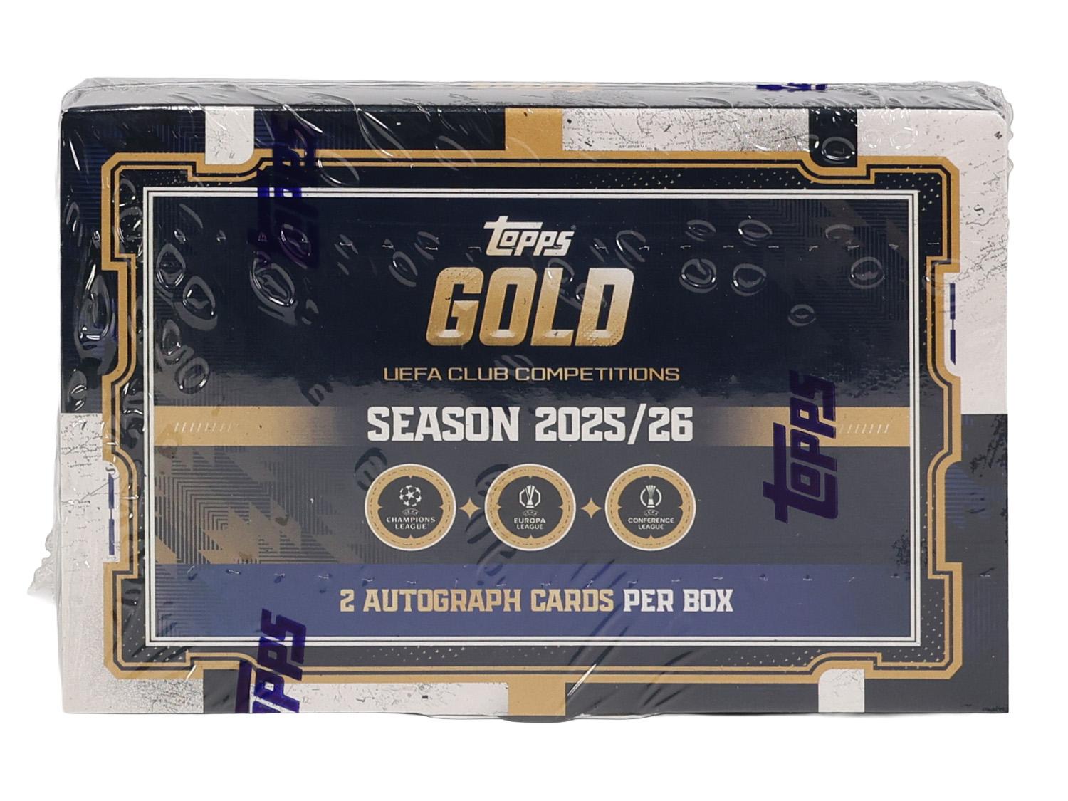 2025/26 Topps Gold UEFA Club Competitions Soccer Hobby Box | DA