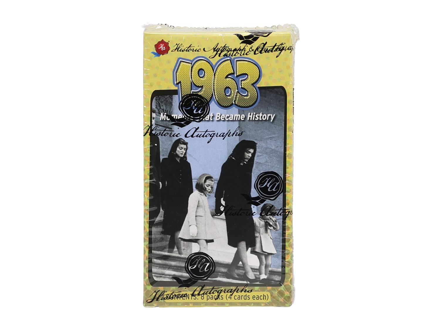 2026 Historic Autographs 1963 Moments That Became History Hobby