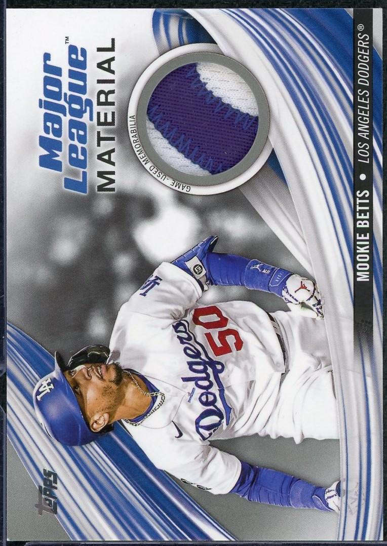 2023 Topps Series 1 Mookie Betts Major League Material 1/1 Patch