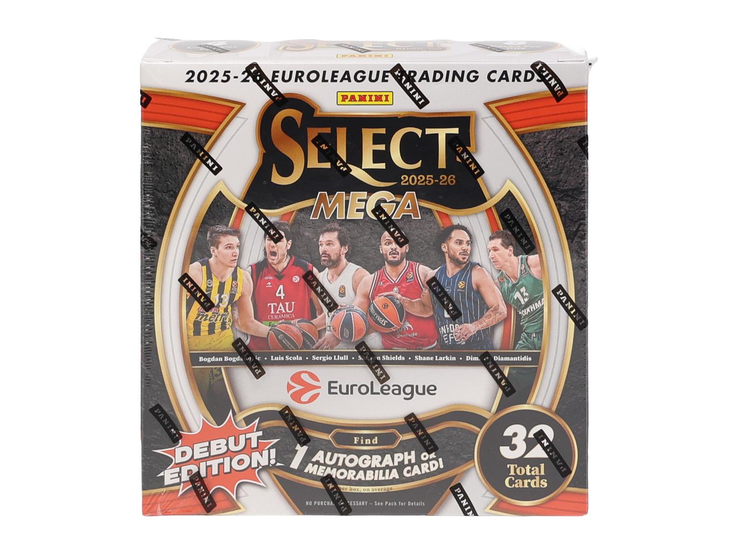 2025/26 Panini Select EuroLeague Basketball Mega Hobby Box | DA
