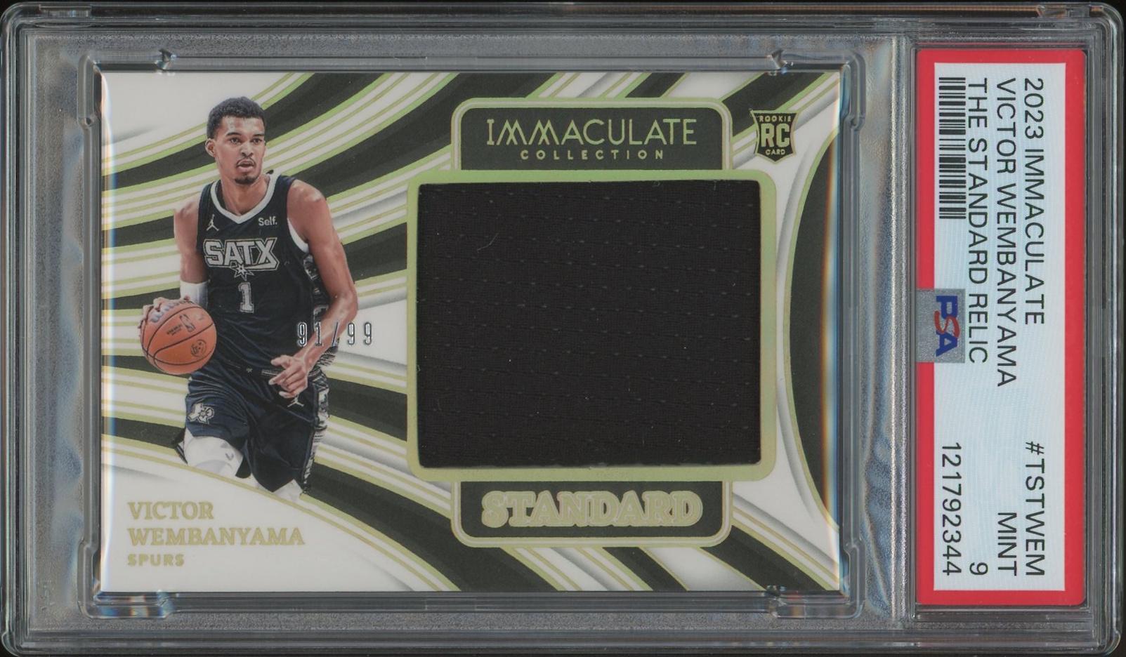 2023/24 Immaculate Collection Basketball #TSTWEM Victor Wembanyama