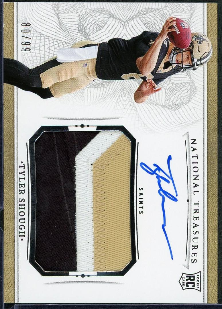 2025 Panini National Treasures Tyler Shough Crossover Rookie Patch