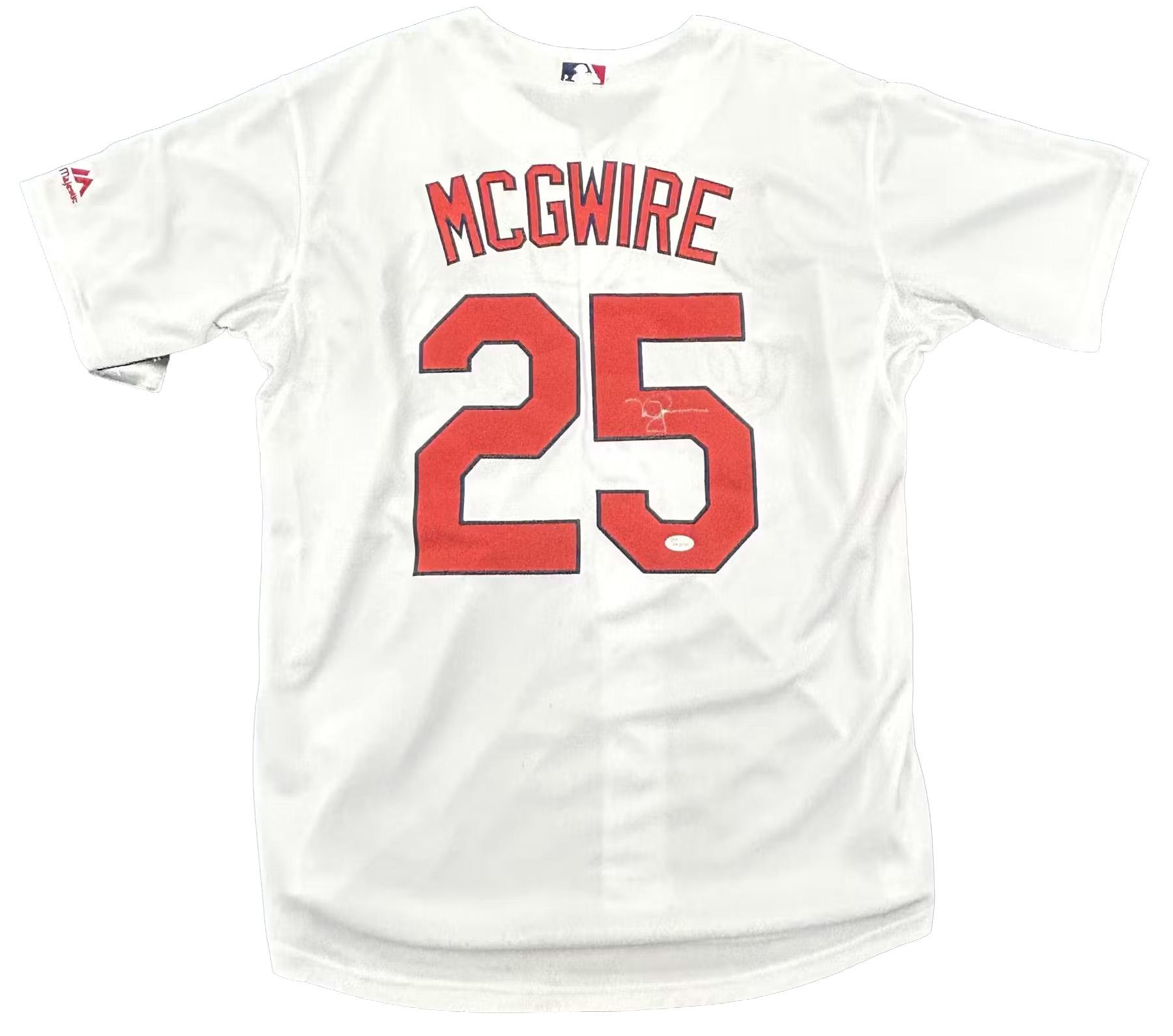 Mark McGwire St. Louis Cardinals Autographed Jersey JSA WPP187743