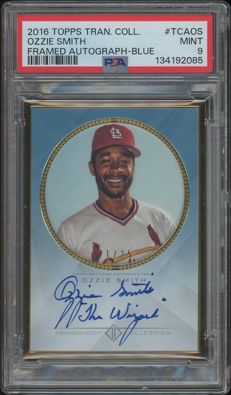 2016 Topps Transcendent Collection Baseball #TCAOS Ozzie Smith