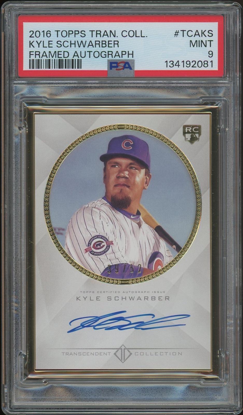 2016 Topps Transcendent Collection Baseball #TCAKS Kyle Schwarber