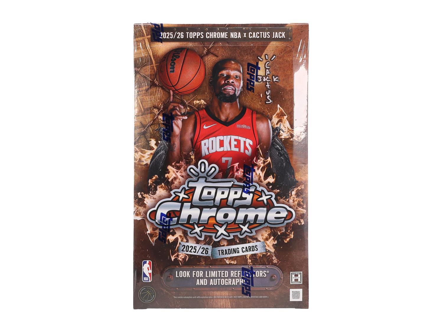 2025/26 Topps Chrome Cactus Jack Basketball Hobby Box | DA Card World
