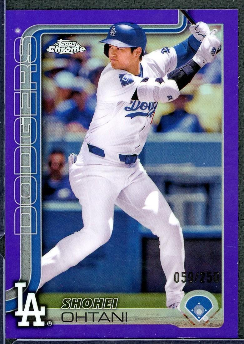 2025 Topps Chrome Shohei Ohtani Purple Refractor /250 #1 | DA Card 2025 Topps Chrome Shohei Ohtani Purple Refractor /250 #1 | DA Card