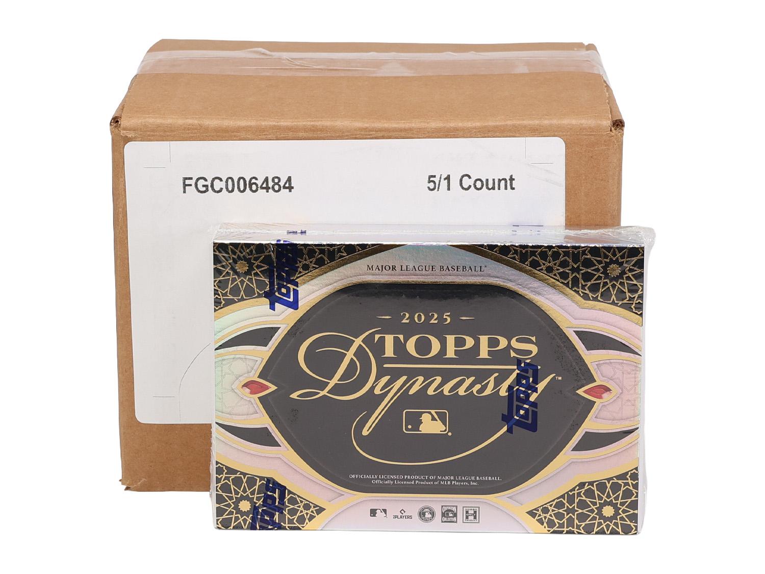 2025 Topps Dynasty Baseball Hobby 5-Box Case | DA Card World