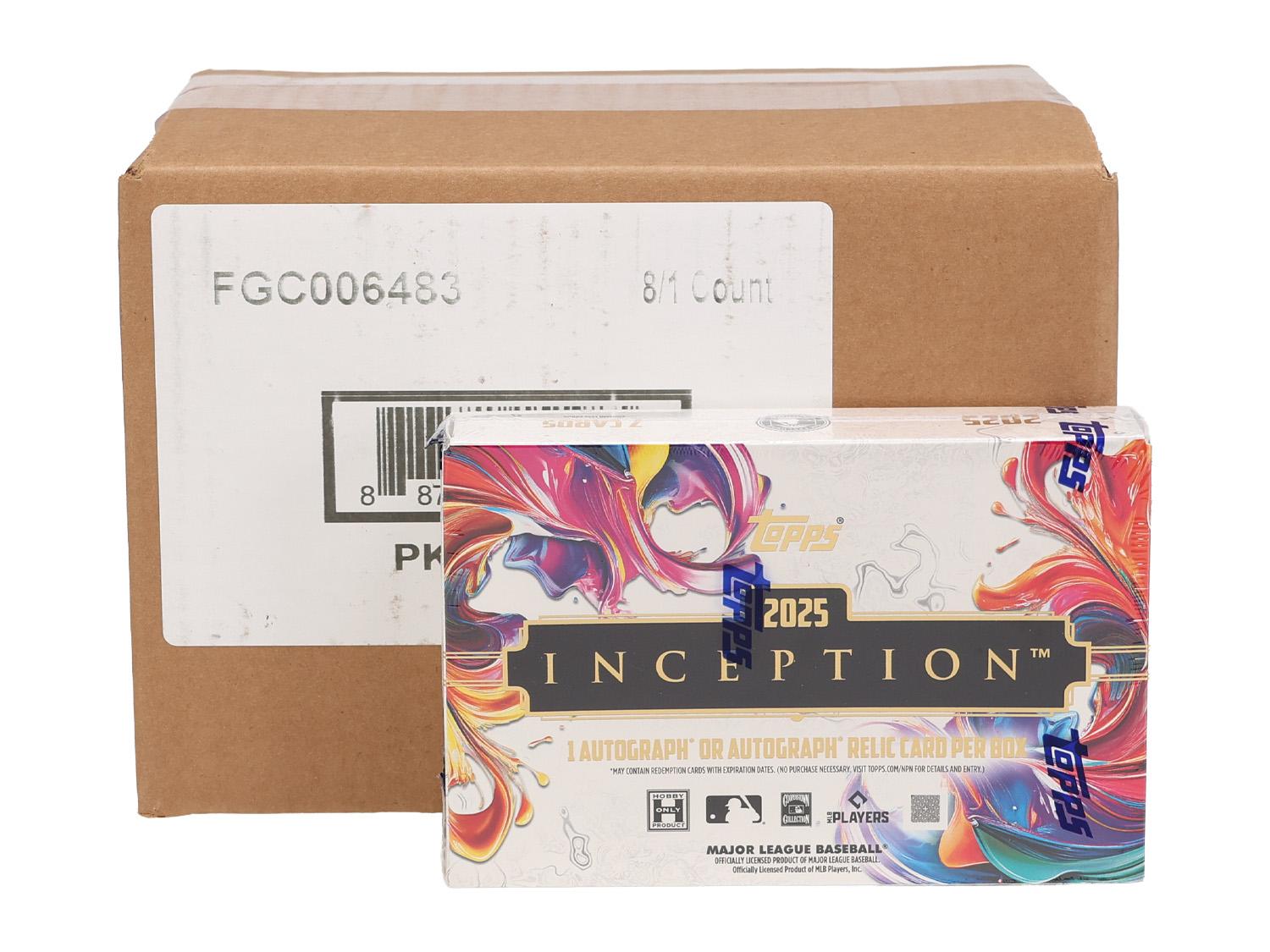 2025 Topps Inception Baseball Hobby 8-Box Case | DA Card World