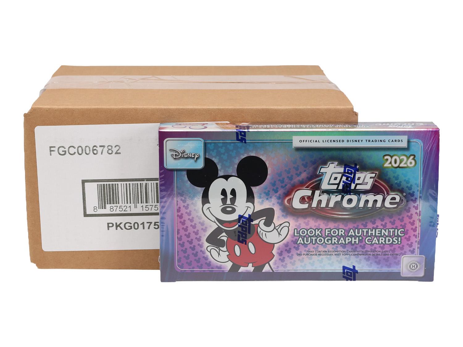 2026 Topps Disney Chrome Hobby 8-Box Case | DA Card World