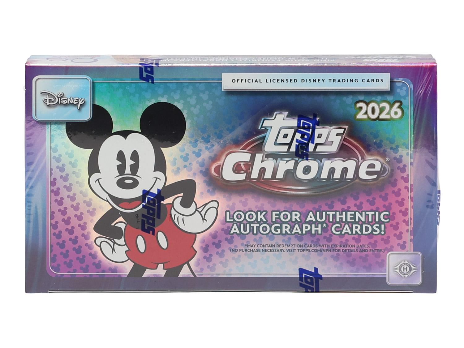 2026 Topps Disney Chrome Hobby Box | DA Card World