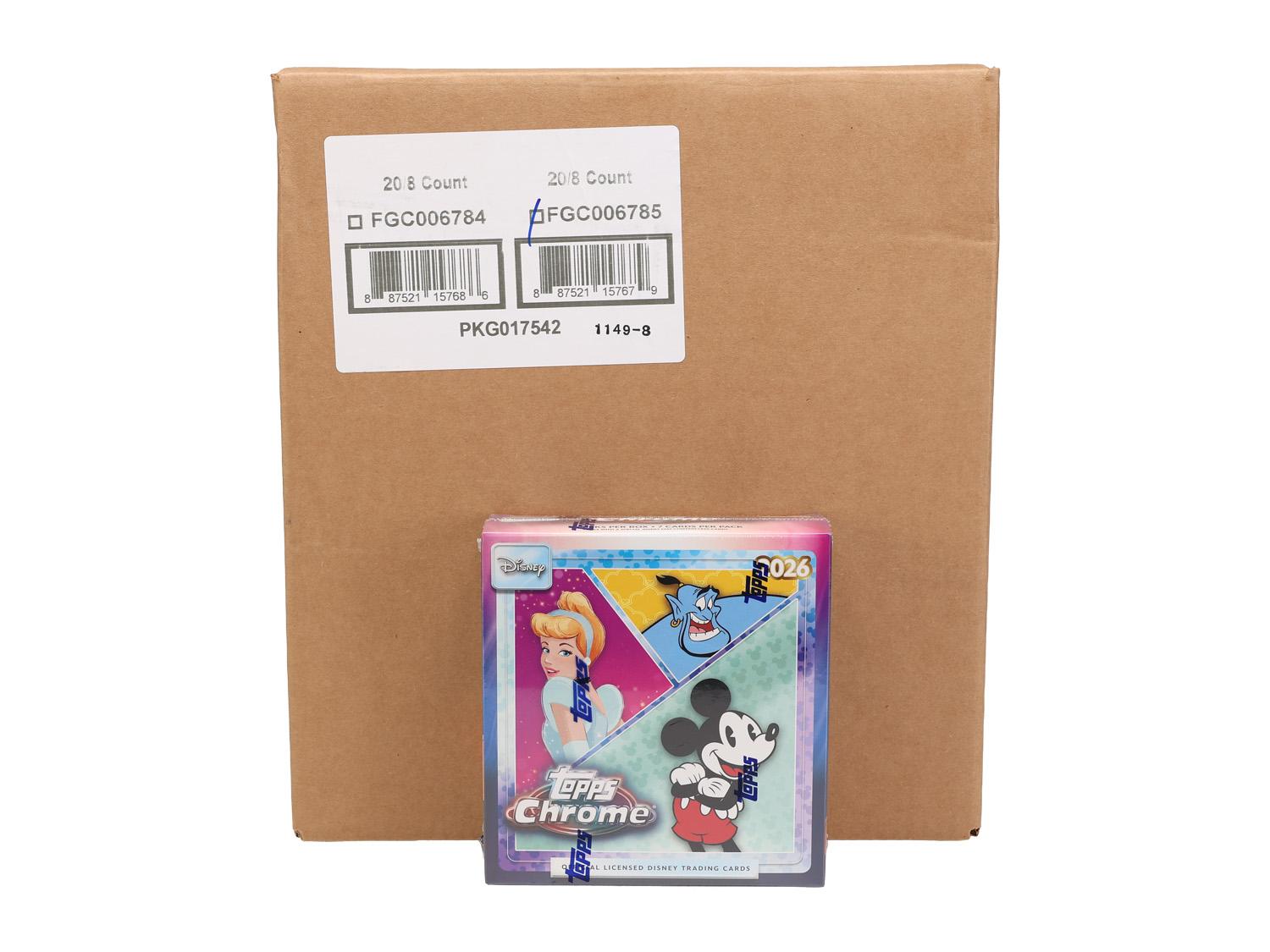 2026 Topps Disney Chrome Mega 20-Box Case | DA Card World
