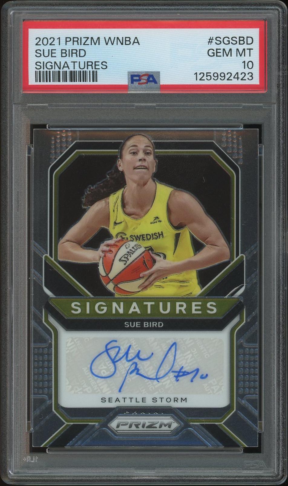 2021 Panini Prizm WNBA Basketball #SGSBD Sue Bird Signatures Auto