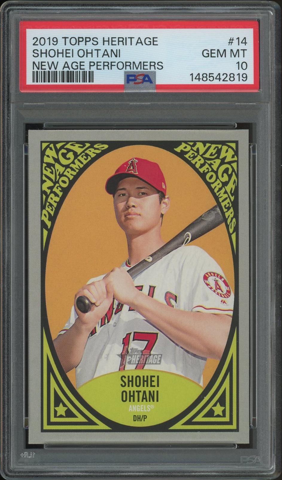 2019 Topps Heritage Baseball #14 Shohei Ohtani New Age Performers 