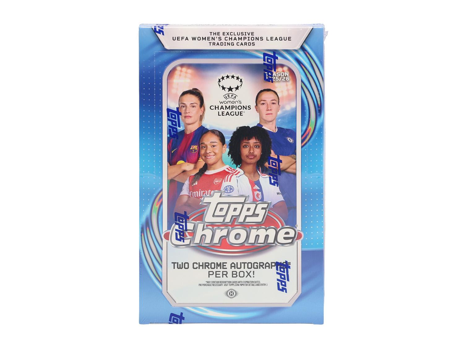 2025/26 Topps Chrome Women's UEFA Champions League Soccer Hobby
