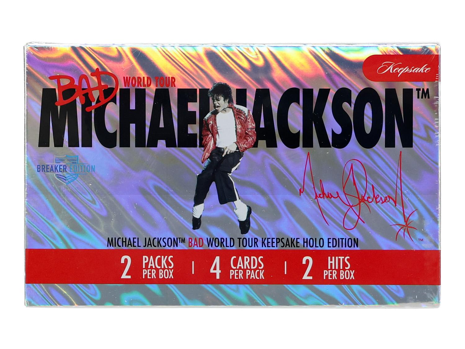2026 Michael Jackson Bad World Tour Keepsake Holo Edition Breaker