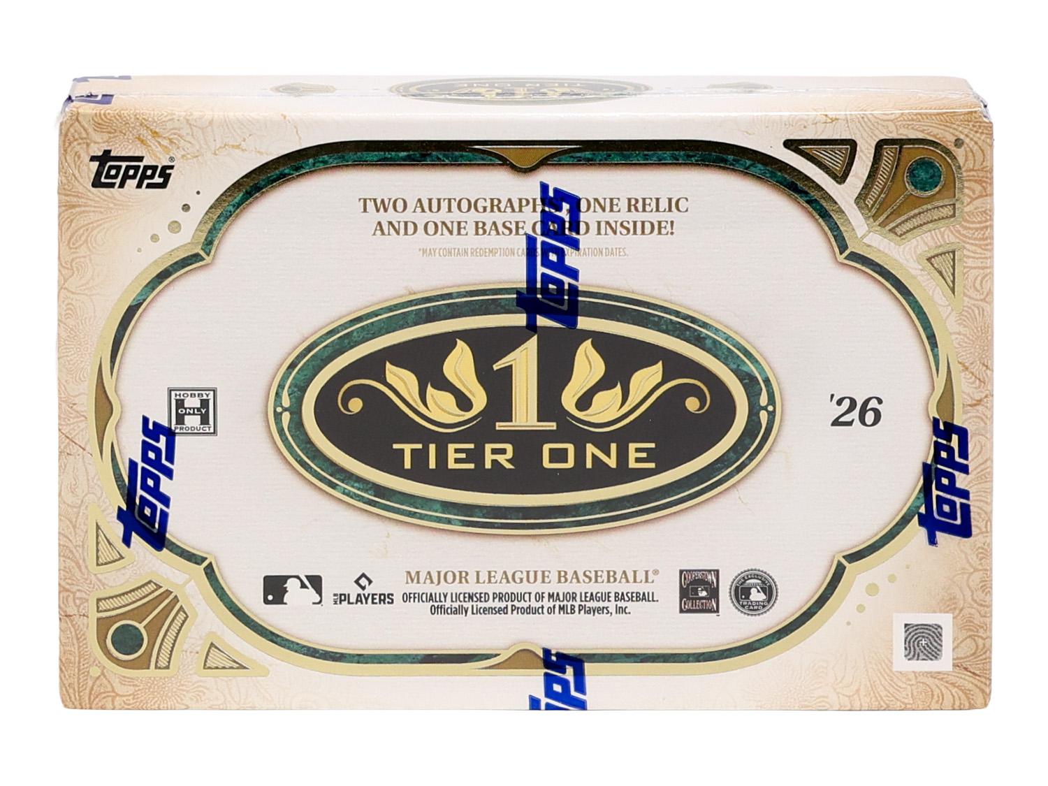 2026 Topps Tier One Baseball Hobby Box | DA Card World