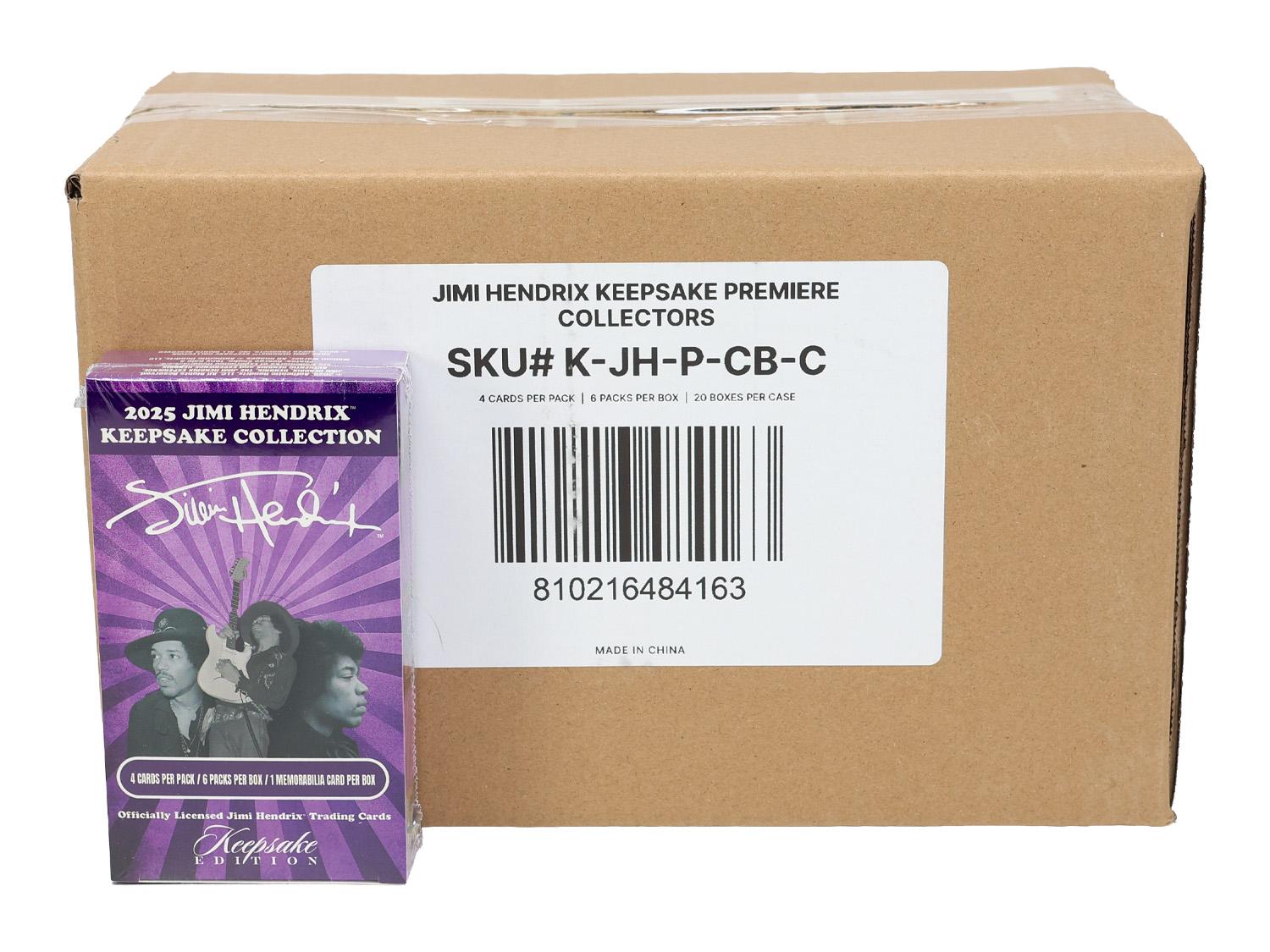 2025 Jimi Hendrix Keepsake Premiere Edition Collector 20-Box Case