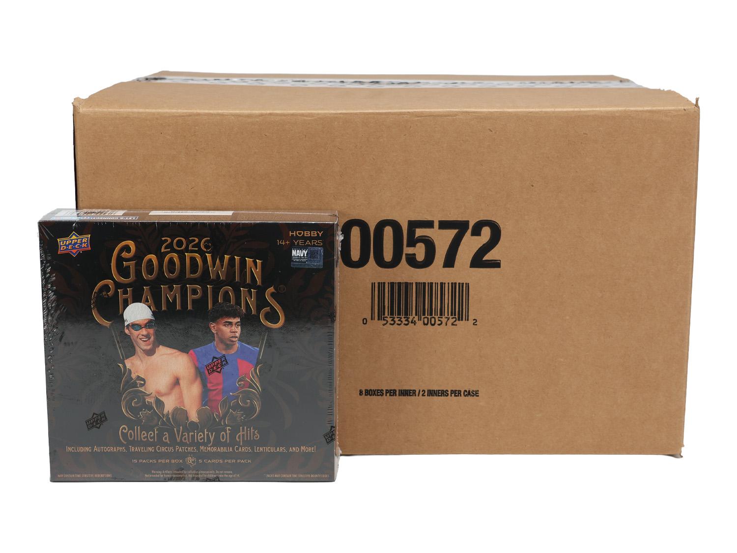 2026 Upper Deck Goodwin Champions Hobby 16-Box Case | DA Card World