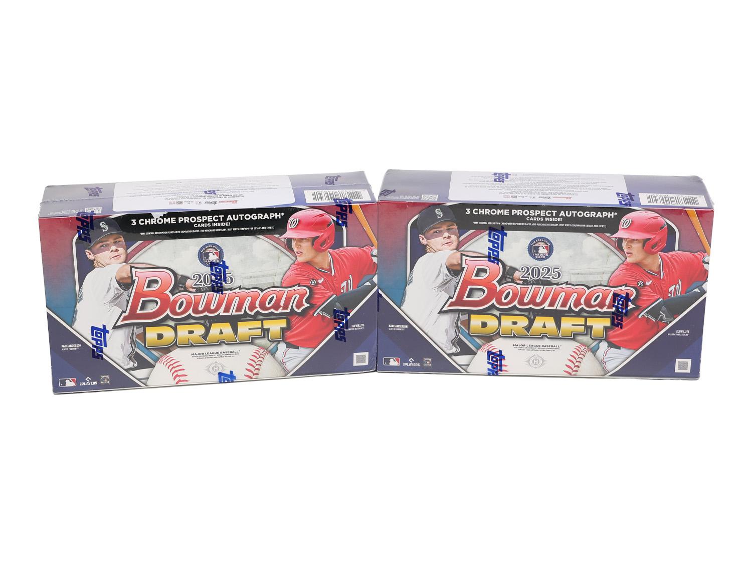 2025 Bowman Draft Baseball Hobby Jumbo 2-Box 30-Spot Team Break #2 