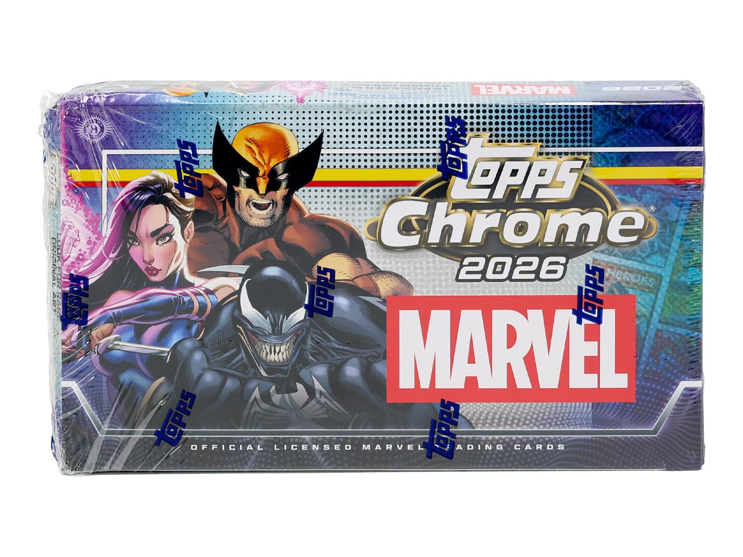2026 Topps Marvel Comics Chrome Hobby Box (Slightly Damaged) | DA