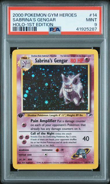 first edition gengar pokemon card Sabrina's 1st Pokmon Overview Having been authenticated and graded Pokmon Gengar Fossil Rare Stage