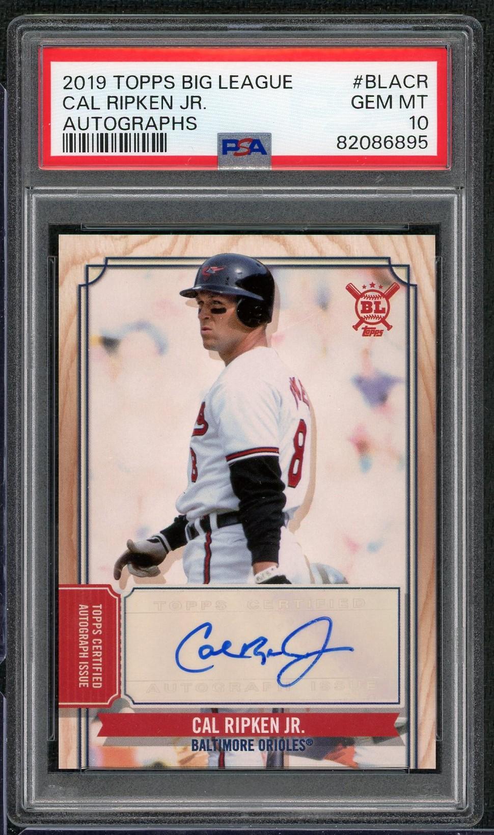 2019 Topps Big League Cal Ripken Jr. Auto PSA 10 | DA Card World
