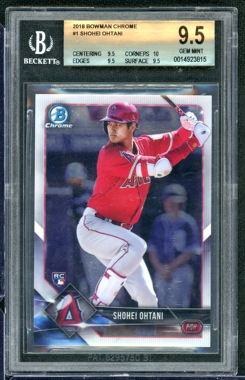 2018 Bowman Chrome Shohei Ohtani Rookie #1 BGS 9.5 | DA Card World