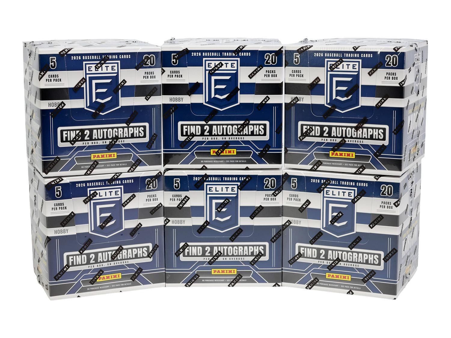 10シリ panini donruss elite sparkplug ディバラ 2026 Panini Donruss Elite Baseball Hobby 6-Box 30-Spot Team Break
