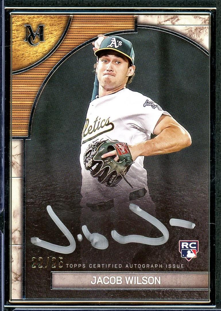 2025 Topps Museum Collection Jacob Wilson Silver Ink Auto /25 | DA 