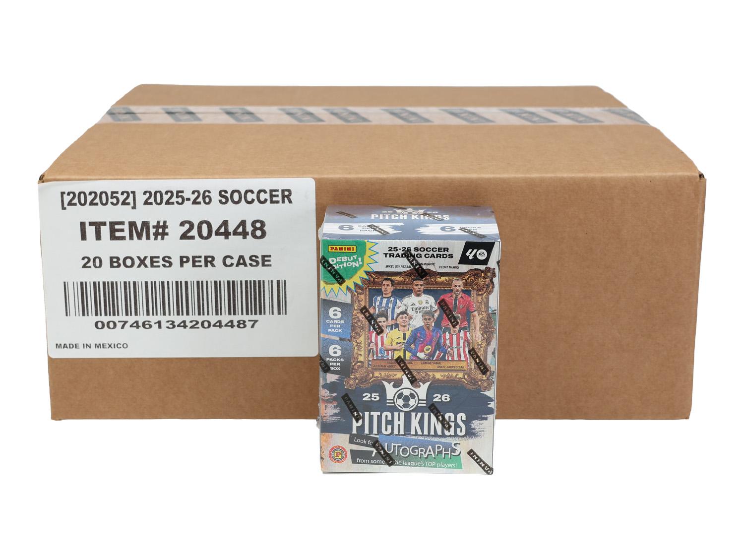 2025/26 Panini Pitch Kings Soccer International Blaster 20-Box