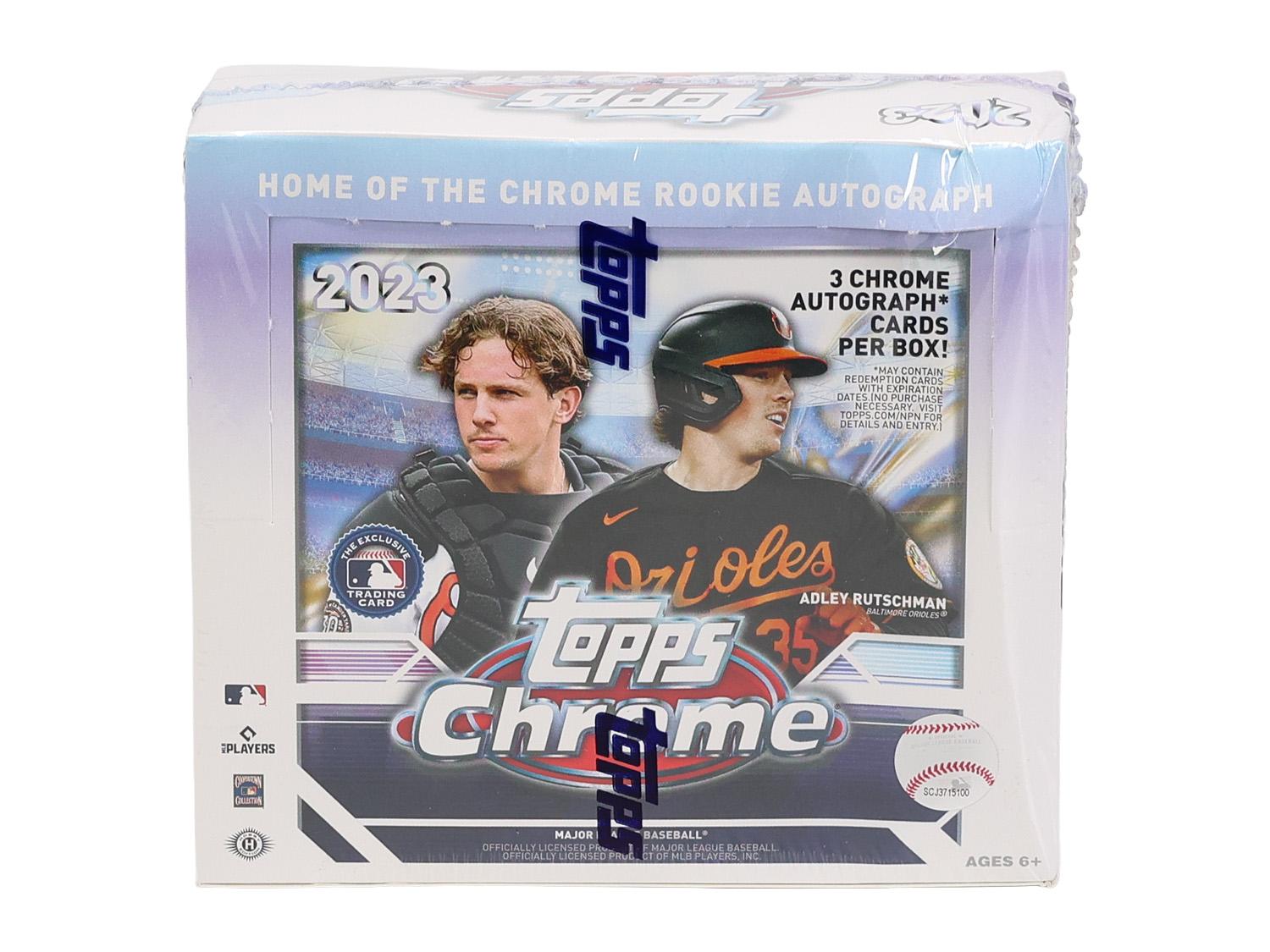 2023 TOPPS NPB CHROME BOX　未開封　シュリンク付き 2023 Topps Chrome Baseball Hobby Jumbo Box (Slightly Damaged) | DA